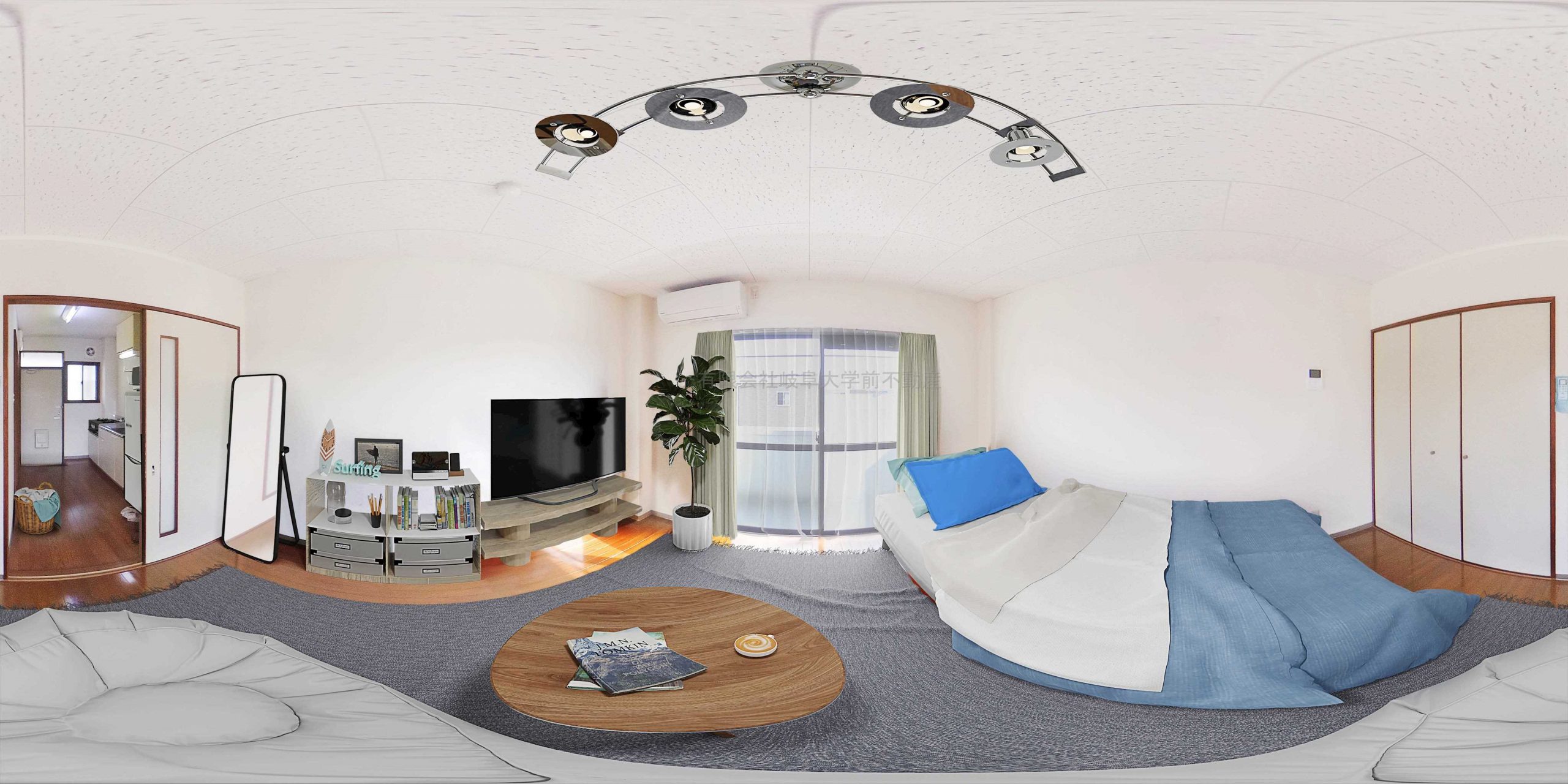 家具設置イメージ（画像中の家具や小物はCGイメージであり、実際のお部屋には設置されておりません）