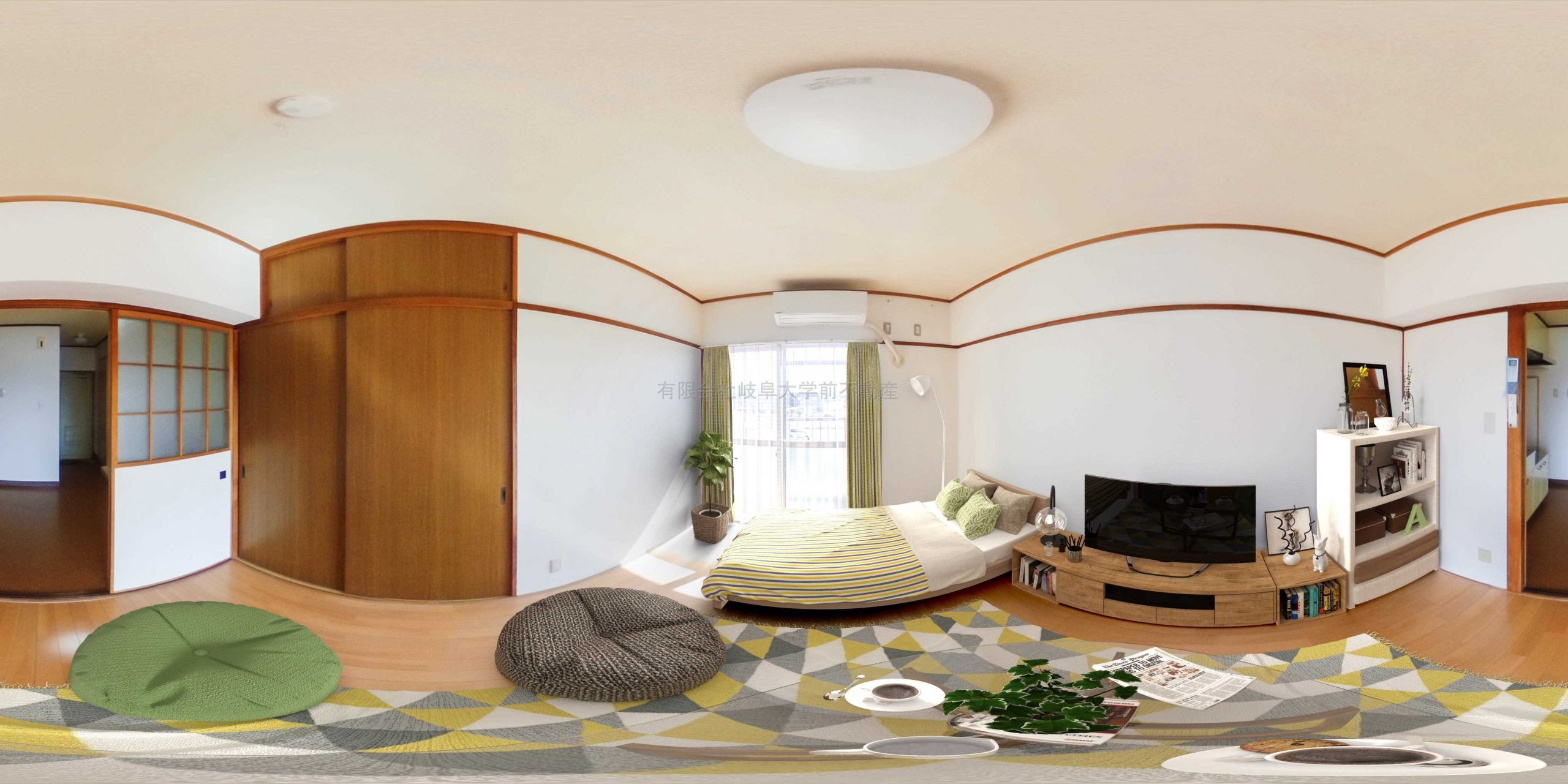家具設置イメージ（画像中の家具や小物はCGイメージであり、実際のお部屋には設置されておりません）