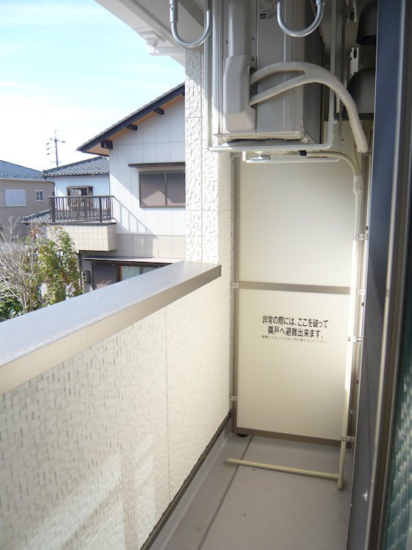 BELLE WHITE ベランダ※写真は202または203