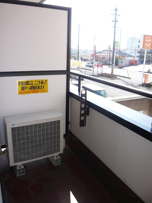 YKⅡマンション ベランダ※写真は202