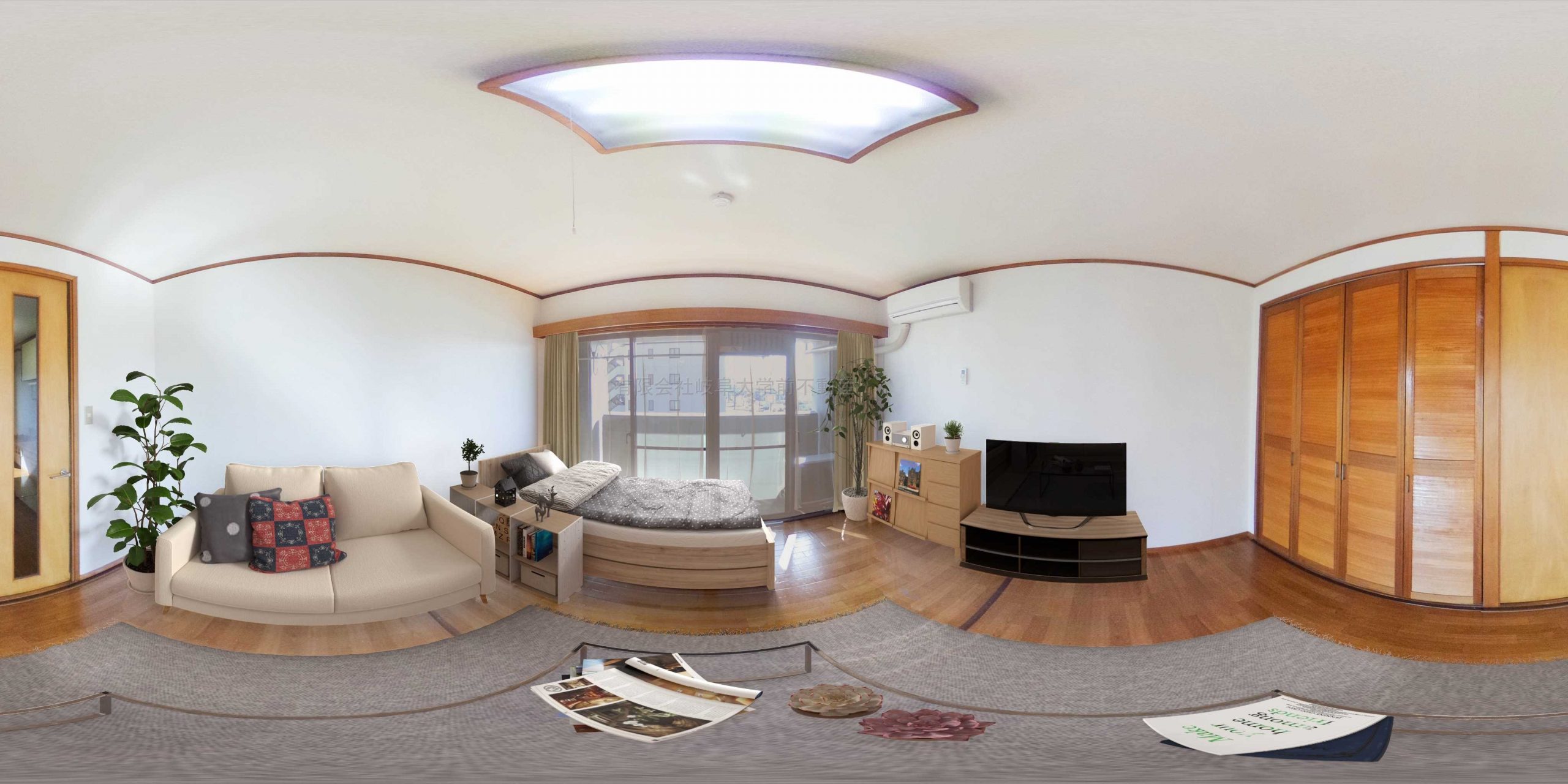 家具設置イメージ（画像中の家具や小物はCGイメージであり、実際のお部屋には設置されておりません）