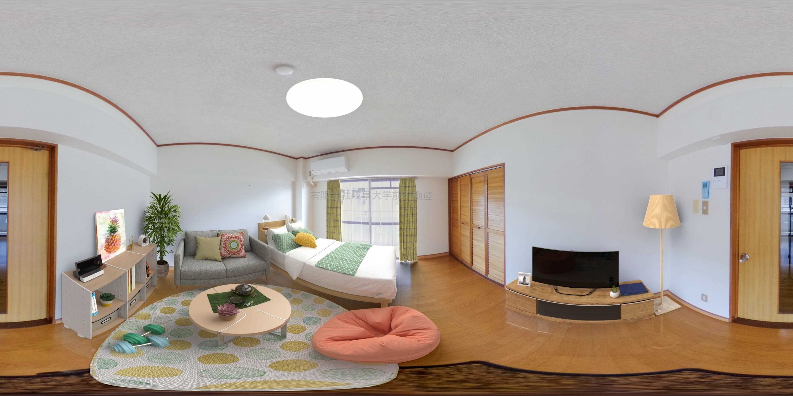 家具設置イメージ（画像中の家具や小物はCGイメージであり、実際のお部屋には設置されておりません）