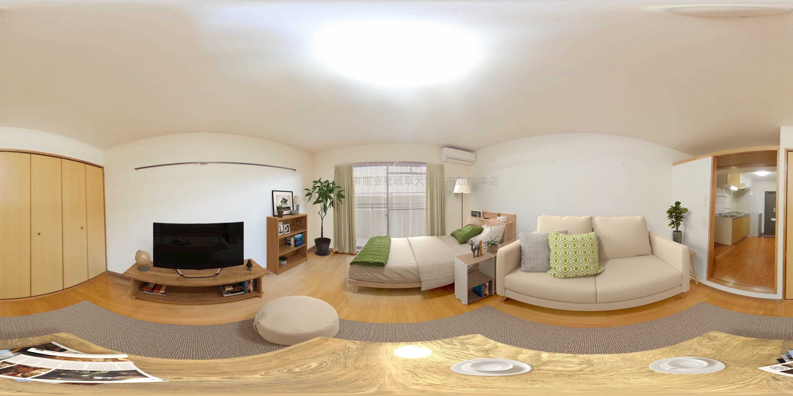 家具設置イメージ（画像中の家具や小物はCGイメージであり、実際のお部屋には設置されておりません）