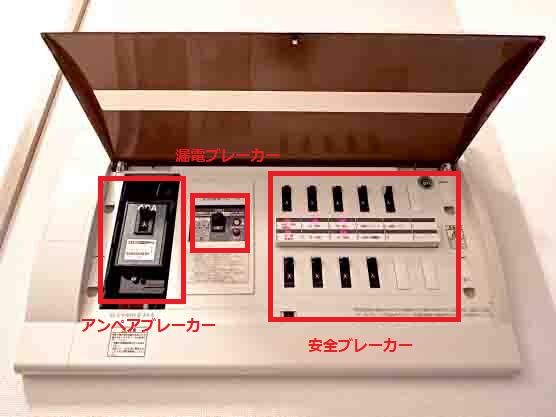 ブレーカーがすぐに落ちる